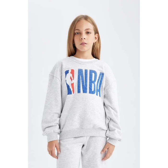 C9507 NBA Wordmark Oversize Fit Sweatshirt