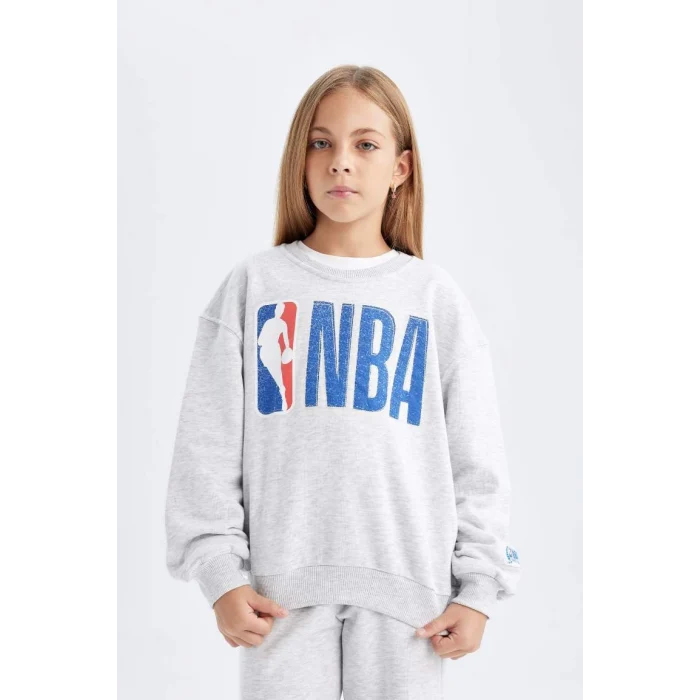 C9507 NBA Wordmark Oversize Fit Sweatshirt