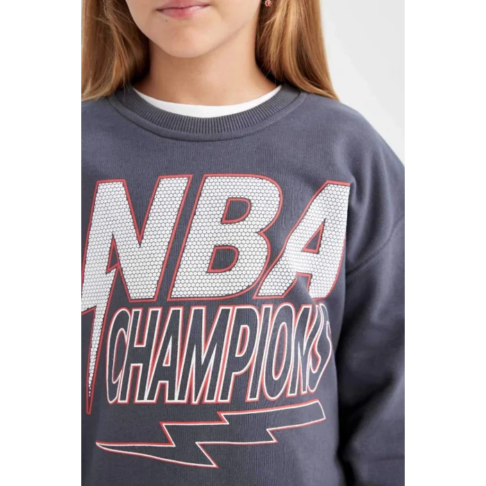 C9508 NBA Wordmark Oversize Fit Sweatshirt