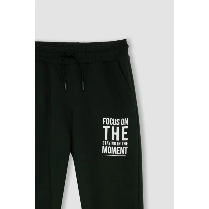 C9776 Beli Paçası Lastikli Kalın Eşofman Altı