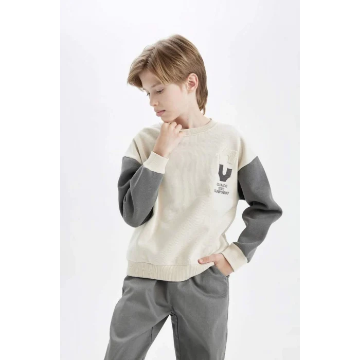 C9808 Oversize Fit Kalın Sweatshirt