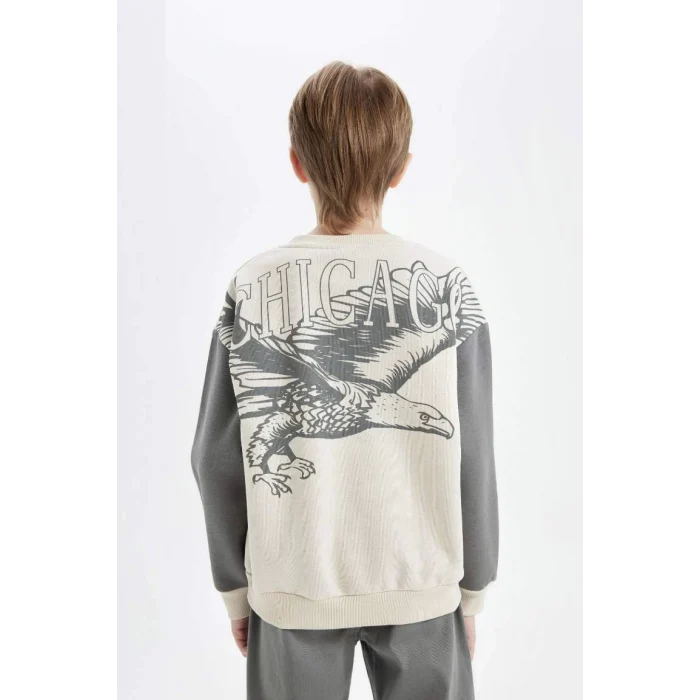 C9808 Oversize Fit Kalın Sweatshirt