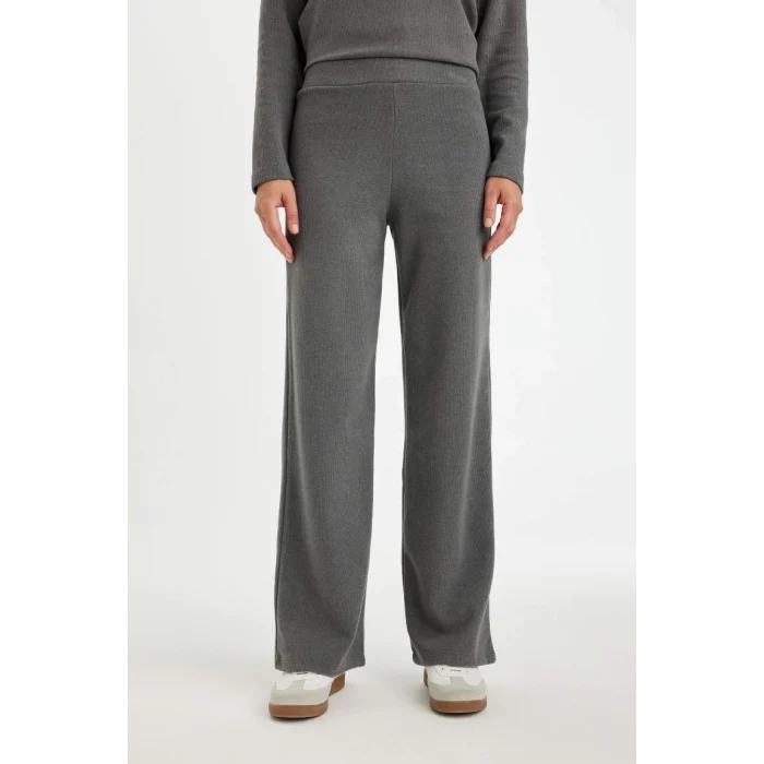 D0361 Wide Leg Selanik Kumaş Pantolon