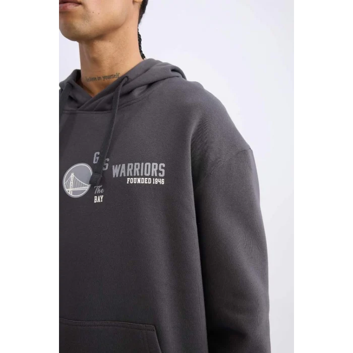 D0674 Golden State Warriors Boxy Fit Sweat Shirt