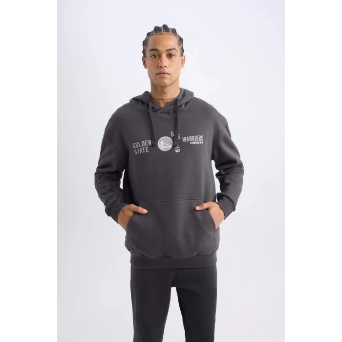 D0674 Golden State Warriors Boxy Fit Sweat Shirt