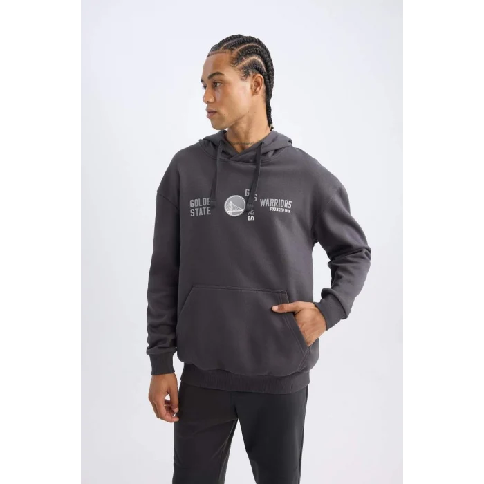 D0674 Golden State Warriors Boxy Fit Sweat Shirt