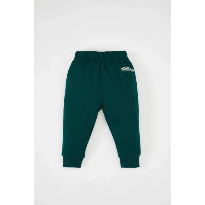 D0722 Slogan Baskılı Sweatshirt Jogger Eşofman Alt