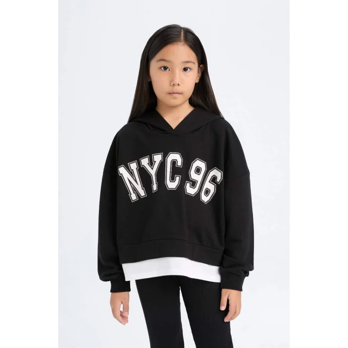 D0725 2li Takım Sweatshirt İspanyol Paça Tayt