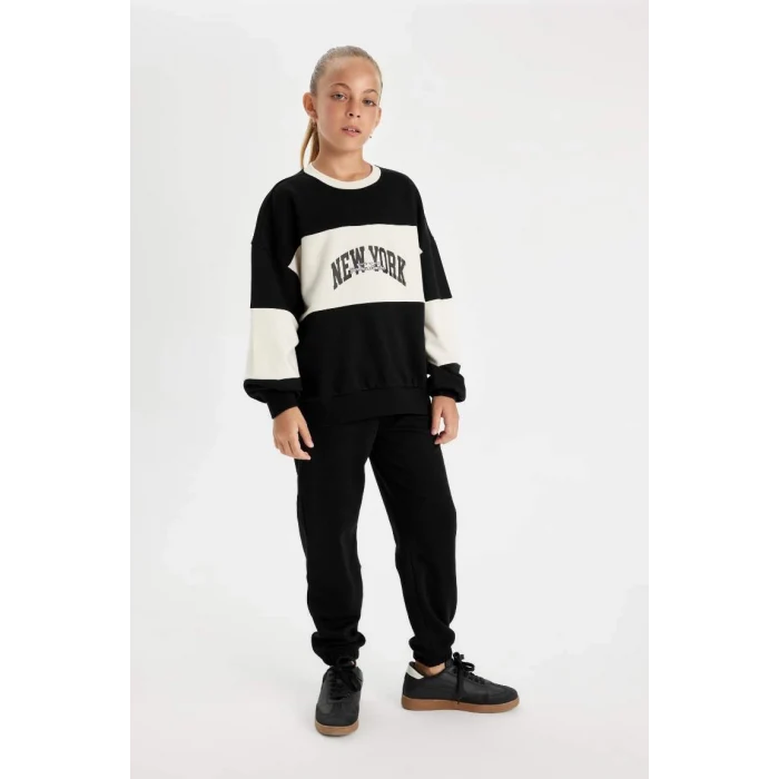 D0732 Paçası Lastikli Cepli Jogger Eşofman Altı