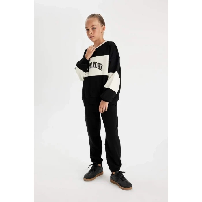 D0732 Paçası Lastikli Cepli Jogger Eşofman Altı