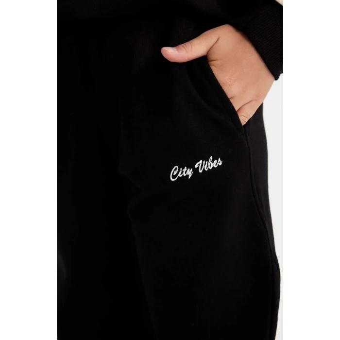 D0732 Paçası Lastikli Cepli Jogger Eşofman Altı