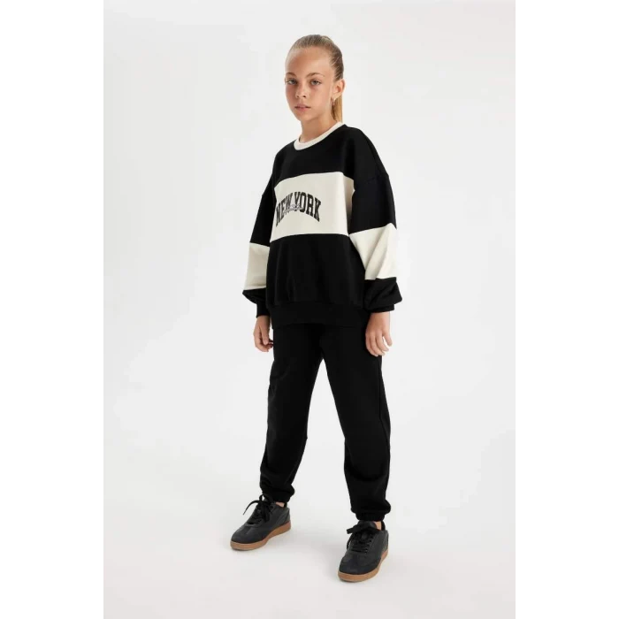 D0732 Paçası Lastikli Cepli Jogger Eşofman Altı