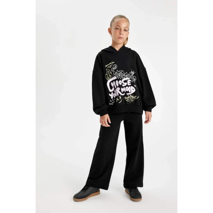 D0743 Wide Leg Geniş Paça Eşofman Altı