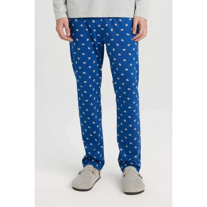 D0944 Regular Fit Uzun Kollu Pijama Takımı