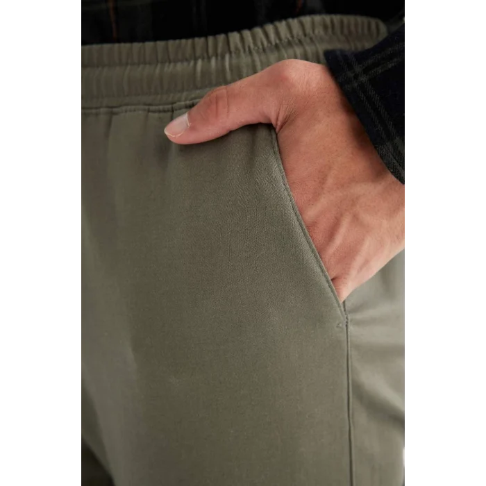 D1044 Kargo Cepli Lastikli Paça Jogger Pantolon