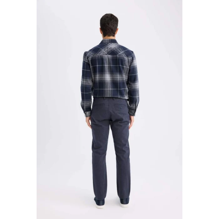 D1050 Chino Pantolon Regular Fit Cepli Düz Paça