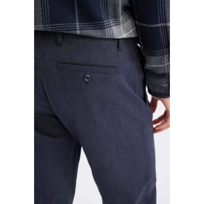 D1050 Chino Pantolon Regular Fit Cepli Düz Paça