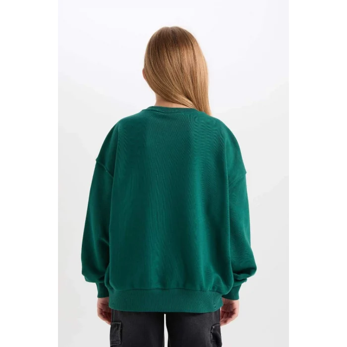 D1118 Mickey Minnie Oversize Fit Sweat Shirt