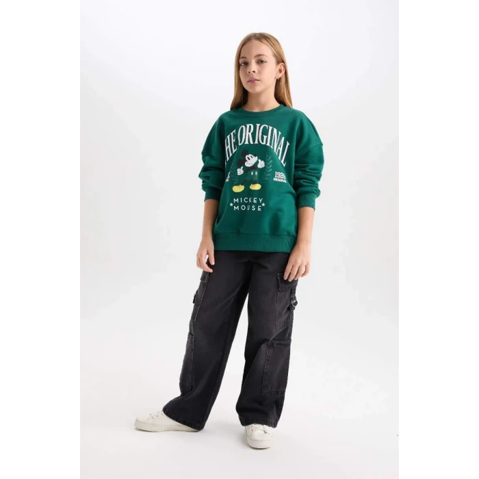 D1118 Mickey Minnie Oversize Fit Sweat Shirt