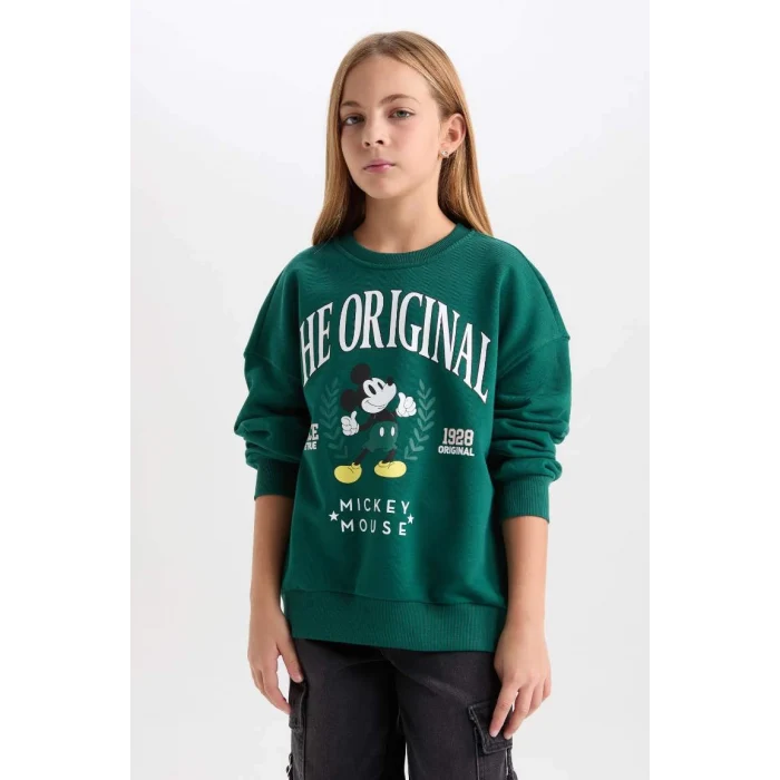 D1118 Mickey Minnie Oversize Fit Sweat Shirt