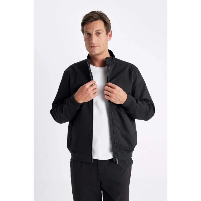 D1238 Slim Fit Dik Yaka Mont