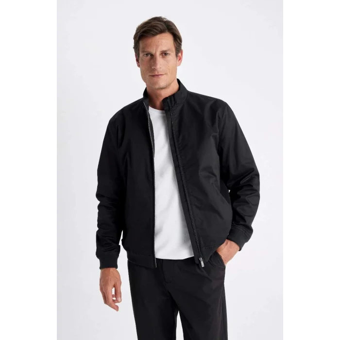 D1238 Slim Fit Dik Yaka Mont