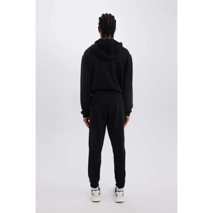 D1562 DeFactoFit NBA Boston Celtics Standart Fit Beli Bağcıklı Cepli Jogger Eşofman Altı