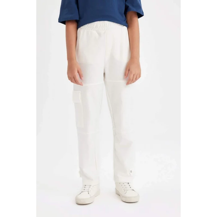 D2406 Havuç Kesim Kargo Cepli Eşofman Altı