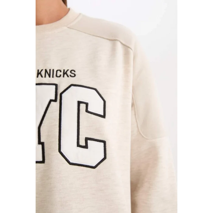 D2429 NBA New York Knicks Oversize Sweatshirt
