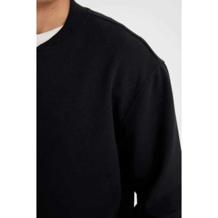 D2605 Relax Fit Kolej Yaka Bomber Hırka