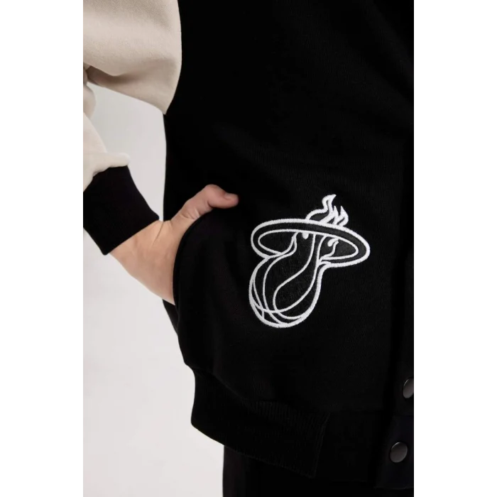 D3118 NBA Current Teams Kapüşonlu Çıtçıt Kapamalı Hırka