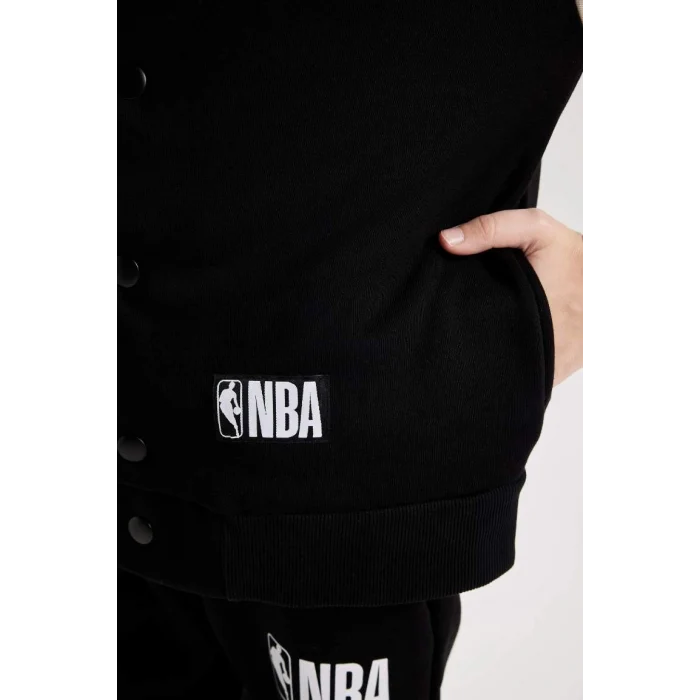 D3118 NBA Current Teams Kapüşonlu Çıtçıt Kapamalı Hırka