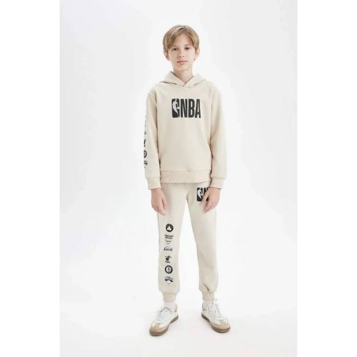 D3150 NBA Current Teams Beli Paçası Lastikli Jogger Eşofman Altı