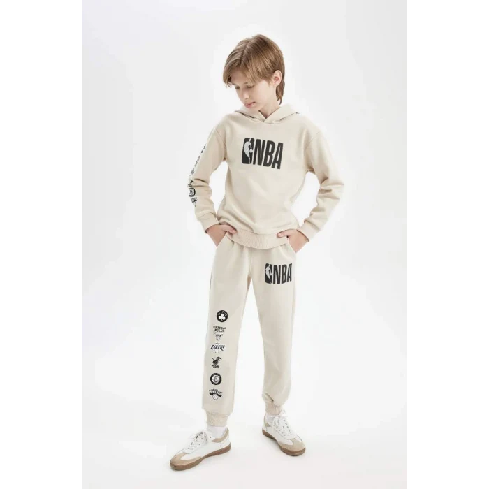 D3150 NBA Current Teams Beli Paçası Lastikli Jogger Eşofman Altı