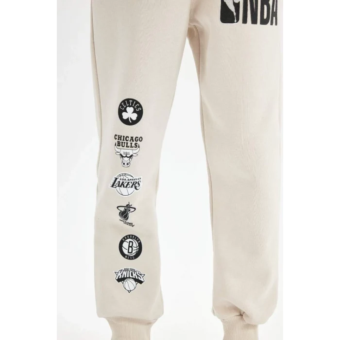D3150 NBA Current Teams Beli Paçası Lastikli Jogger Eşofman Altı