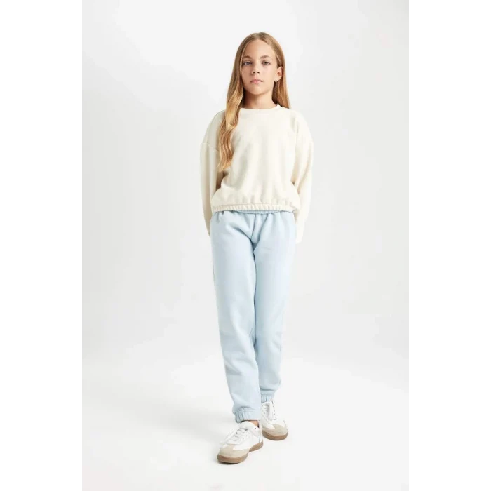 D3206 Standart Fit Beli Paçası Lastikli Jogger Eşofman Altı