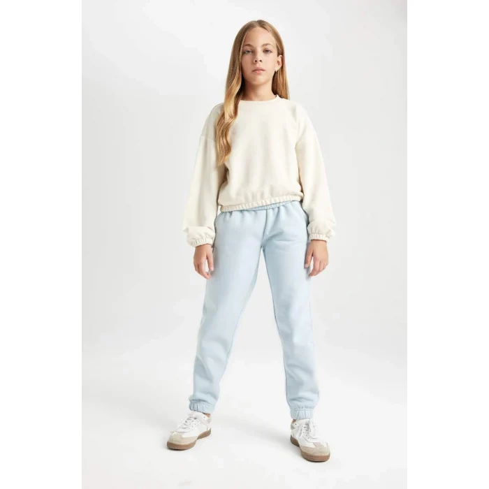 D3206 Standart Fit Beli Paçası Lastikli Jogger Eşofman Altı