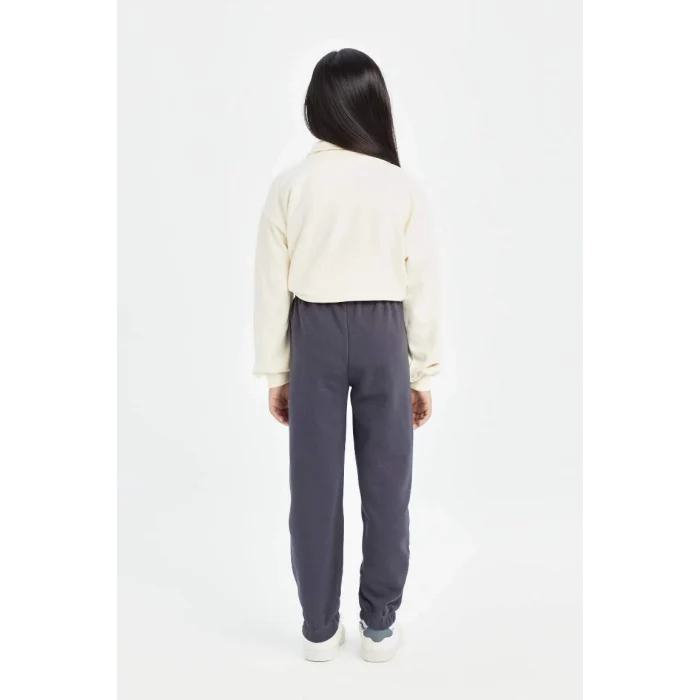 D3208 Baskılı Beli Paçası Lastikli Jogger Eşofman Altı