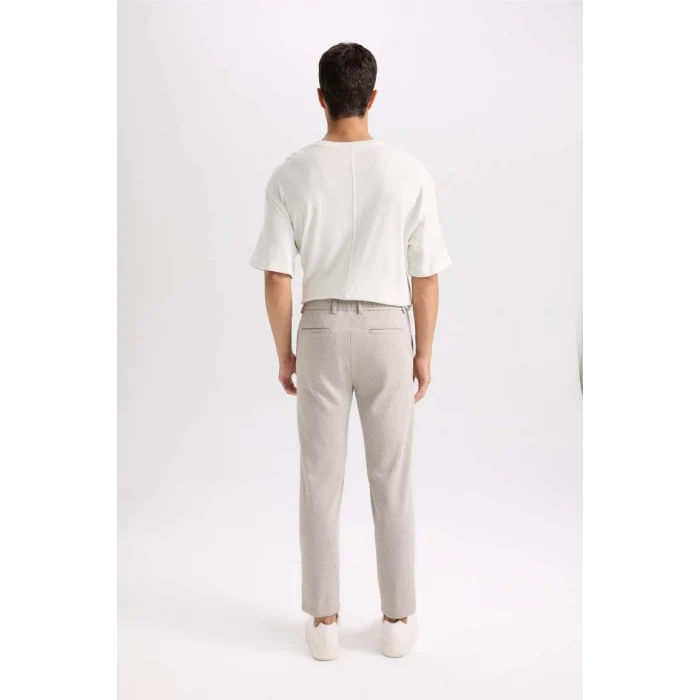 D3695 Basic Düz Cepli Jogger Düz Paça Pantolon
