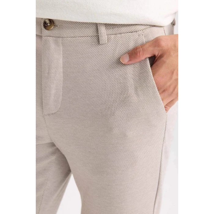 D3695 Basic Düz Cepli Jogger Düz Paça Pantolon