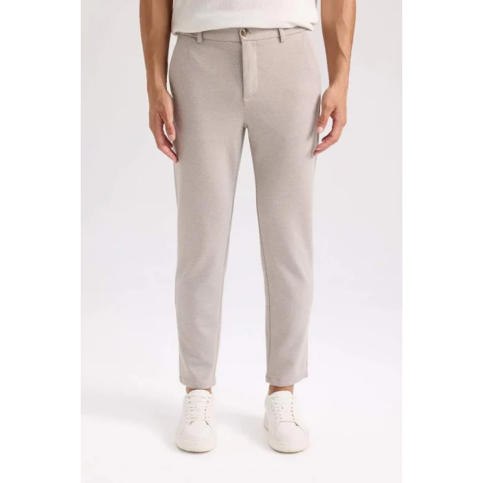 D3695 Basic Düz Cepli Jogger Düz Paça Pantolon