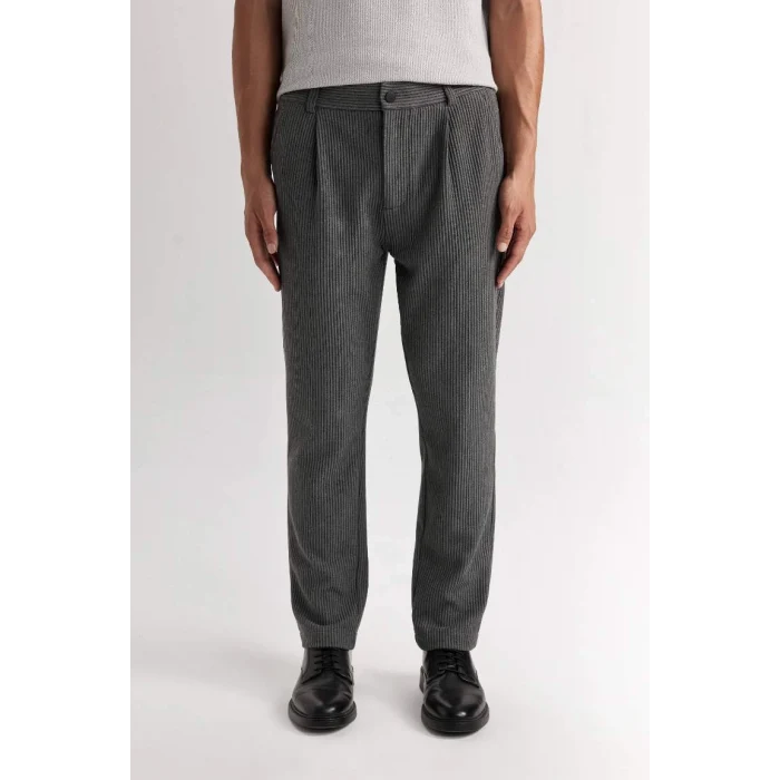 D3704 Tailored Regular Fit Düz Paça Pantolon