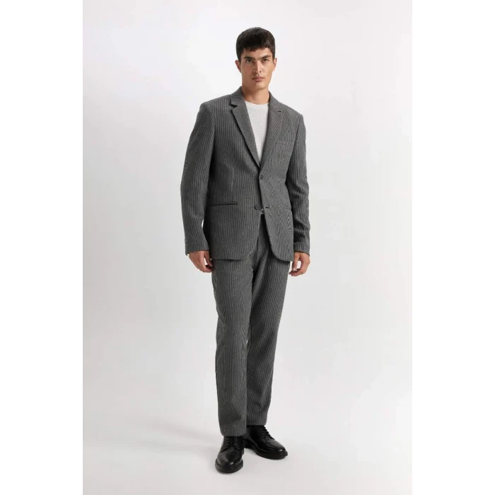 D3704 Tailored Regular Fit Düz Paça Pantolon