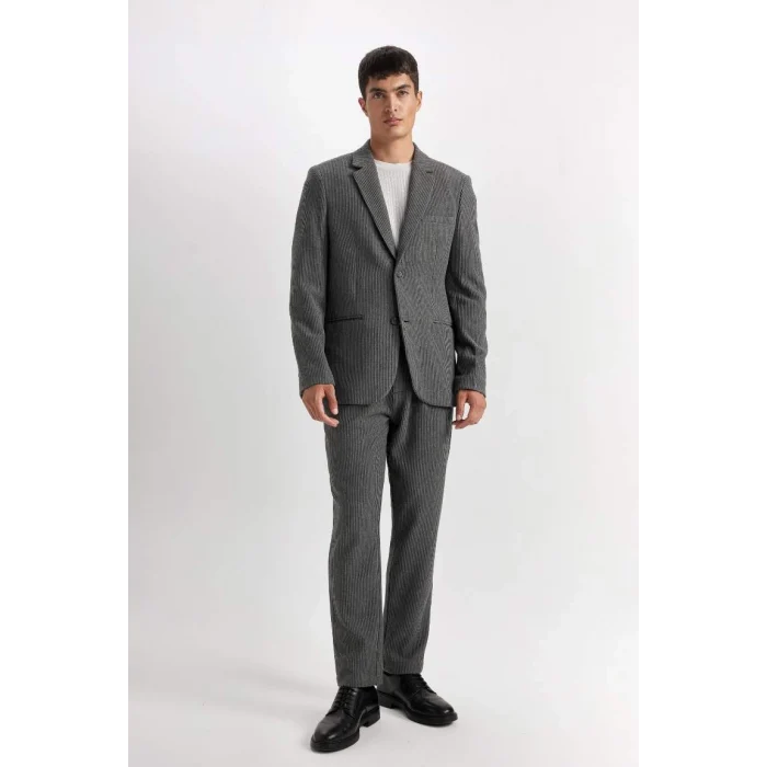 D3704 Tailored Regular Fit Düz Paça Pantolon