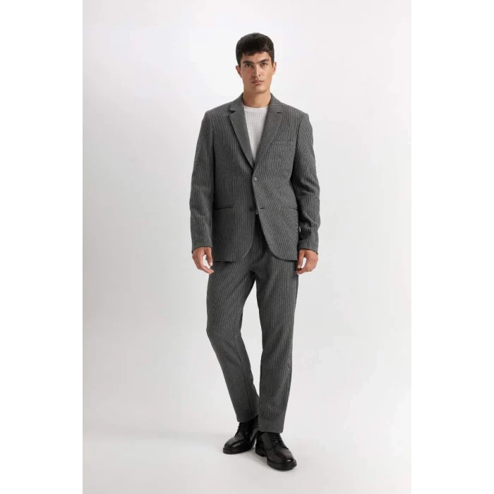 D3704 Tailored Regular Fit Düz Paça Pantolon