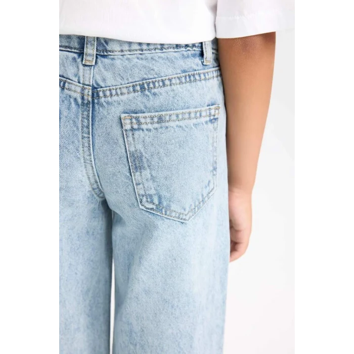 D3719 Wide Leg Geniş Bol Paça Cepli Pantolon