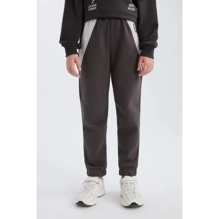 D3841 Beli Paçası Lastikli Jogger Eşofman Altı