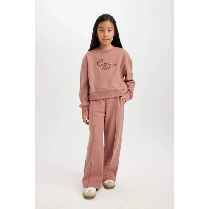 D3974 Wide Leg Geniş Beli Lastikli Eşofman Altı