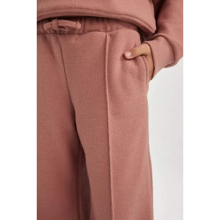 D3974 Wide Leg Geniş Beli Lastikli Eşofman Altı