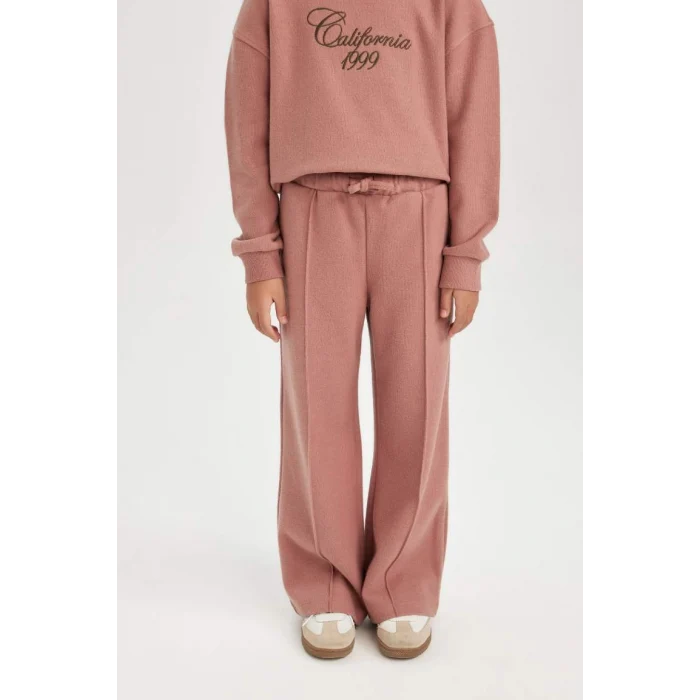 D3974 Wide Leg Geniş Beli Lastikli Eşofman Altı